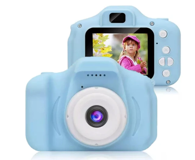 Digital Camera 12 MP 1080P HD Video Recorder, Portable Design, 2.0" Screen, Inbuilt Games, Perfect for Child's Video Recording and Webcam Use,(Blue)(SD Card Required-not icluded)