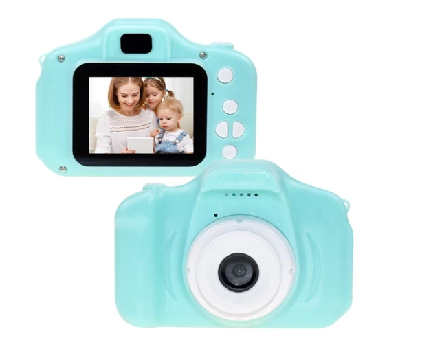 Kids Digital Camera with 2.0 Inch IPS Screen, Auto Focus, Video Recording, Games, (Green)