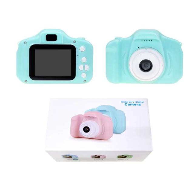 Kids Digital Camera with 2.0 Inch IPS Screen, Auto Focus, Video Recording, Games, (Green)