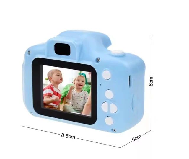 Kids Digital Camera with 2.0 Inch IPS Screen, Auto Focus, Video Recording, Games,(Pink)