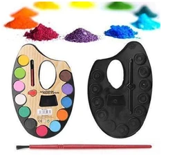 Kid's Non-Toxic Sketch Painting Watercolor Set with Paint Brush in Bulk (Multi)