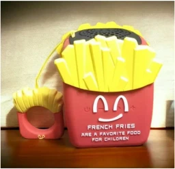 Mini French Fries Wireless Bluetooth Speaker | Portable Loudspeaker with USB Interface | Compact Design, Good Bass, 3W Output | Supports Bluetooth/TF Card/FM | High Power Amplifier | Box Packaging