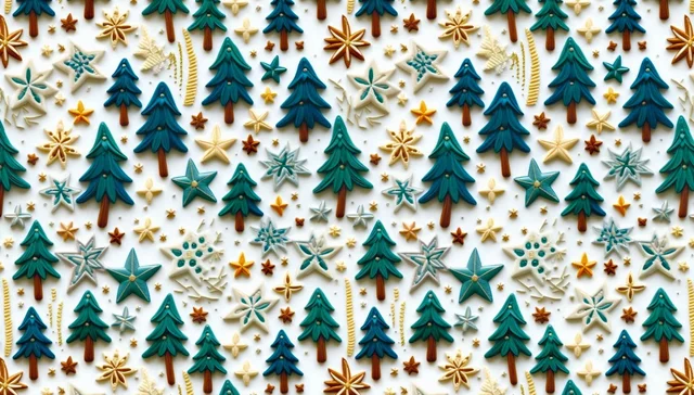 Christmas wrapping paper(Green) set 5 sheet (19×28")