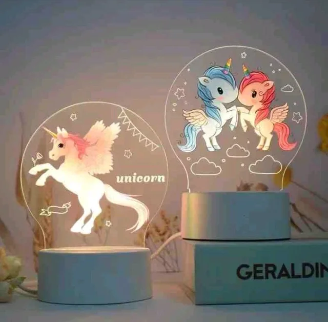 Acrylic Lamp (Unicorn)