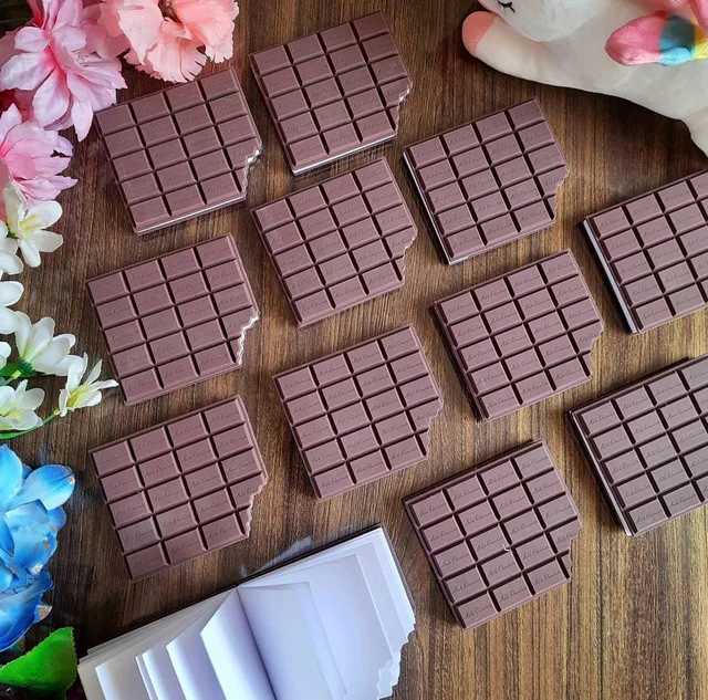Chocolate Notebook| Chocolate Shape Cover of a Memo pad/Notepad (Chocolate Notebook)