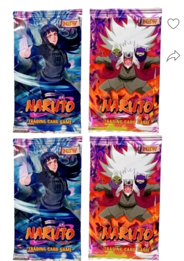 Gift Collection Pack Of 4 Naruto Itachi Sasuke Booster Playing Cards Game Anime Naruto Card (Multicolor)