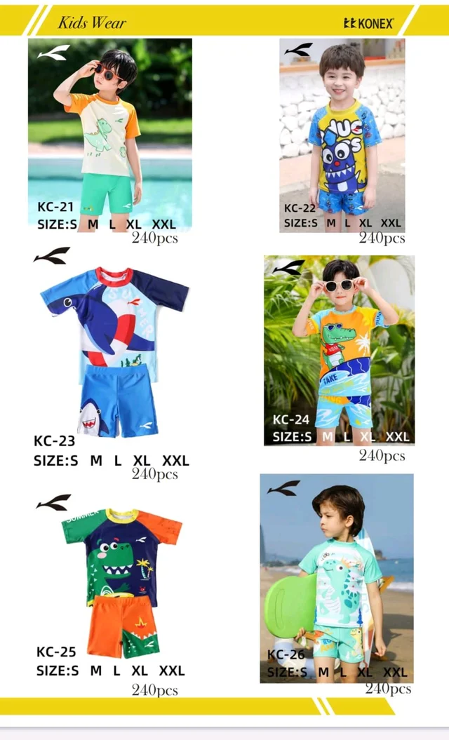 Swimming shorts and Tshirt set for kids