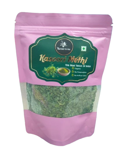 Factory to You Premium Kasoori Methi ( Dry Premium Fenugreek leaves )
