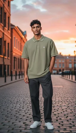 Polo Tshirt - Pine Green, M