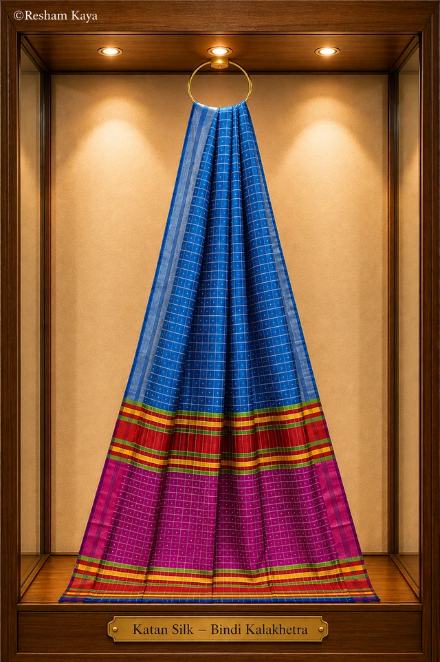 Kalakhetra Katan Silk Saree | Pure Handloom Silk | RESHAM KAYA