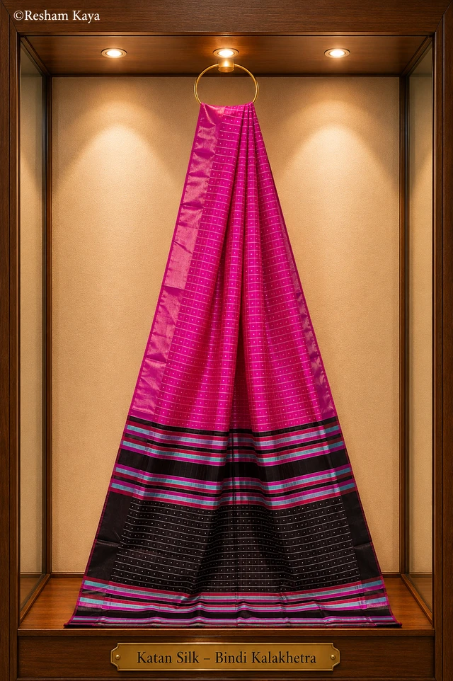 Kalakhetra Katan Silk Saree | Pure Handloom Silk | RESHAM KAYA