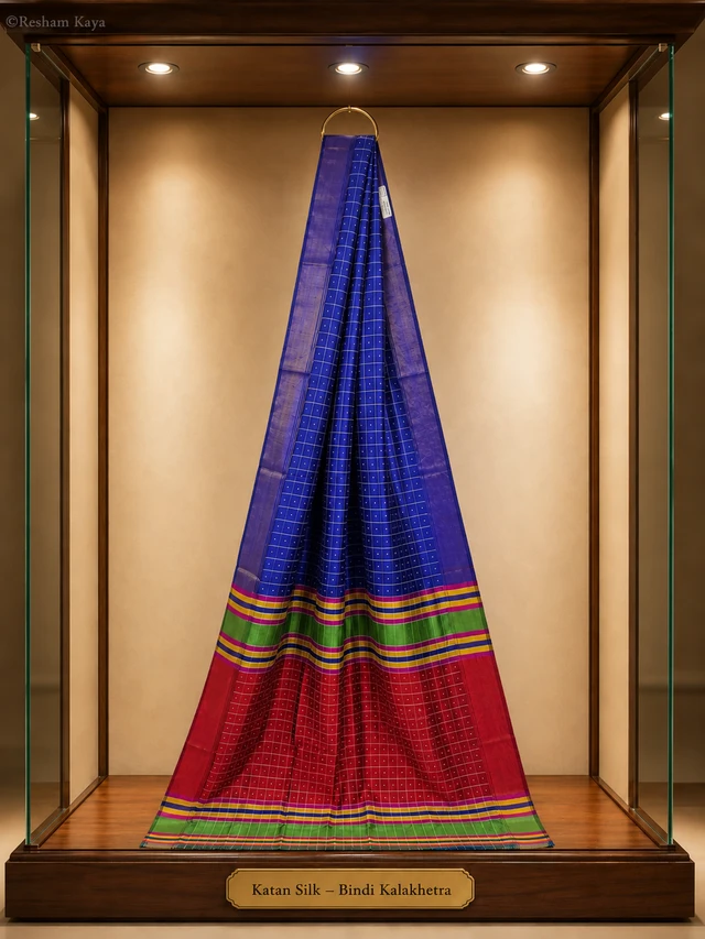 Kalakhetra Katan Silk Saree | Pure Handloom Silk | RESHAM KAYA