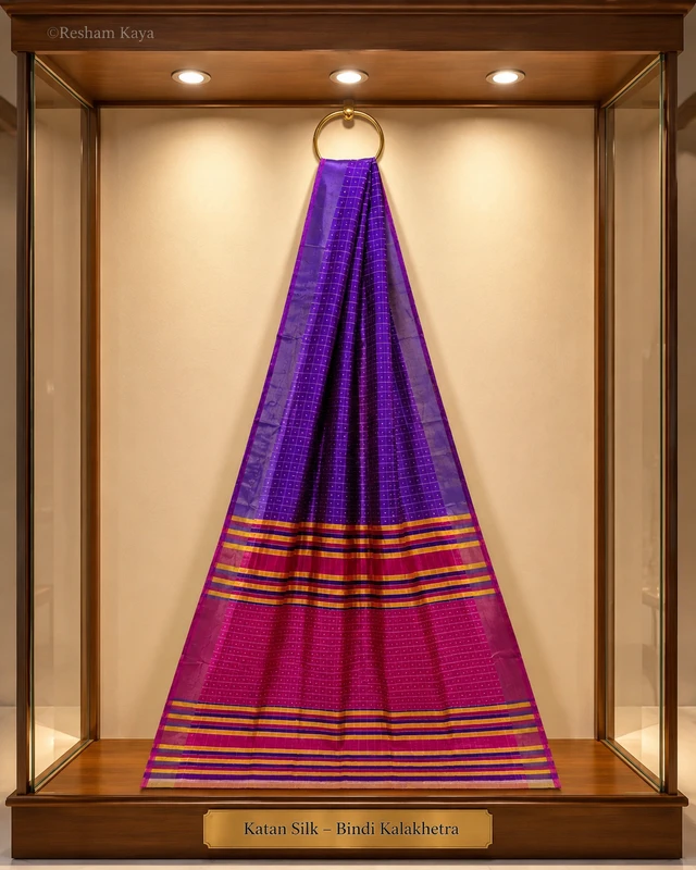 Kalakhetra Katan Silk Saree | Pure Handloom Silk | RESHAM KAYA