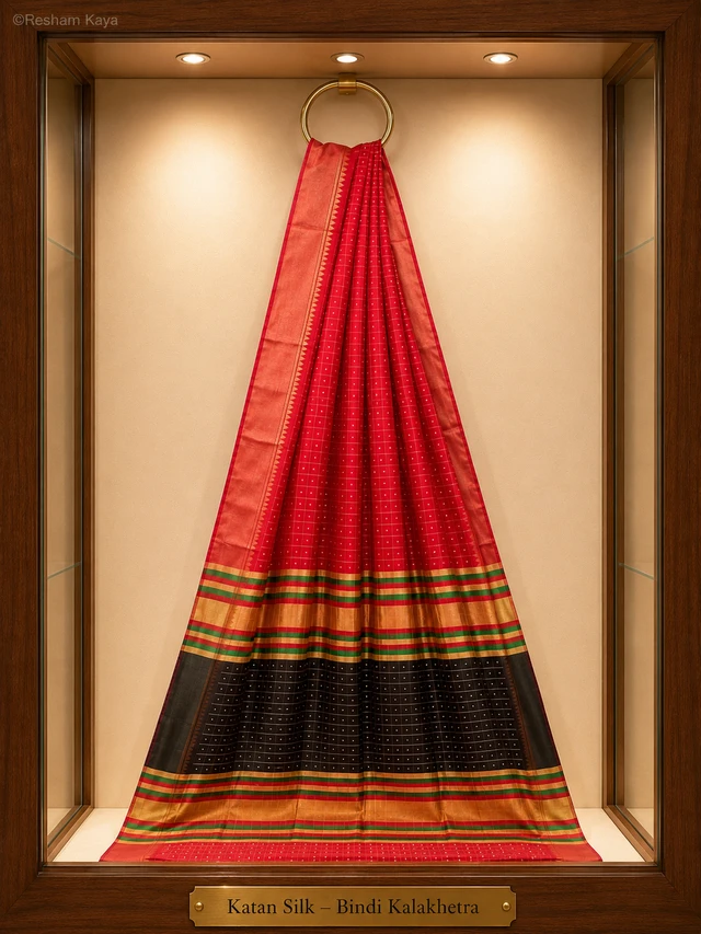 Kalakhetra Katan Silk Saree | Pure Handloom Silk | RESHAM KAYA
