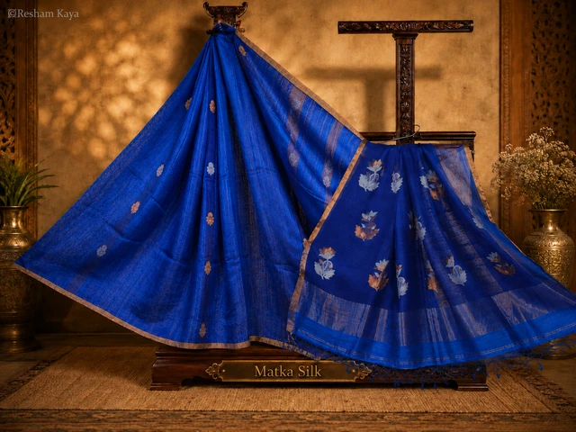 Matka Silk Saree | Pure Handloom Silk | RESHAM KAYA