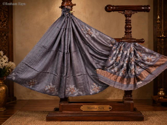 Matka Silk Saree | Pure Handloom Silk | RESHAM KAYA