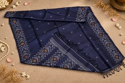 RESHAM KAYA Tussar Jamdani Saree | Pure Handloom Silk | RESHAM KAYA
