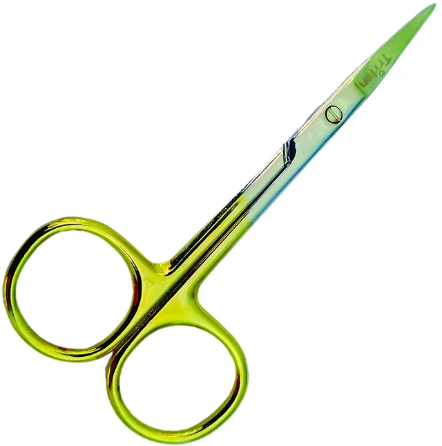 4.5" GOLD LONG SCISSOR