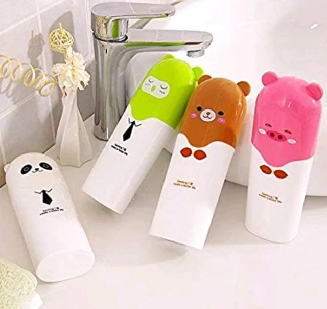 CARTOON TRAVEL TOTHBRUSH HOLDER (1PC)