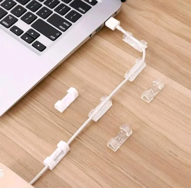 CORD WIRE PLASTIC CLIP (4PC)