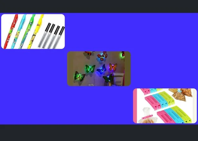 COMBO (Pencil/chenging Batterfly Led/Saeling Clip)