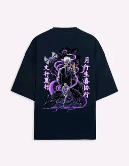 LIMITLESS STATE OVERSIZED T-SHIRT - XXL, Navy Blue
