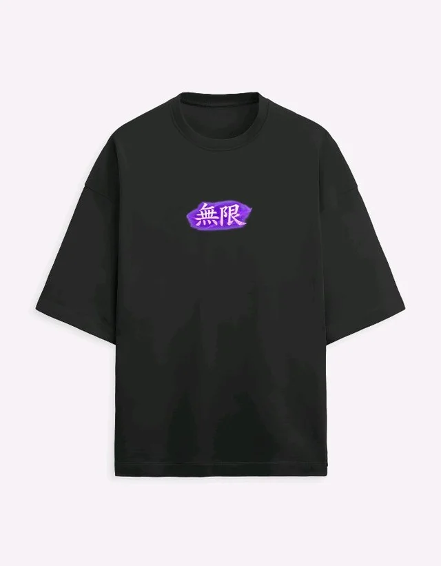 LIMITLESS STATE OVERSIZED T-SHIRT - XXL, Black