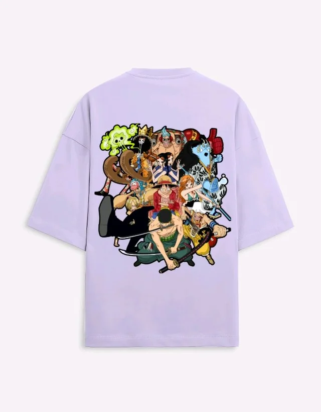 One Piece Oversized T-SHIRT - XS, Lavender