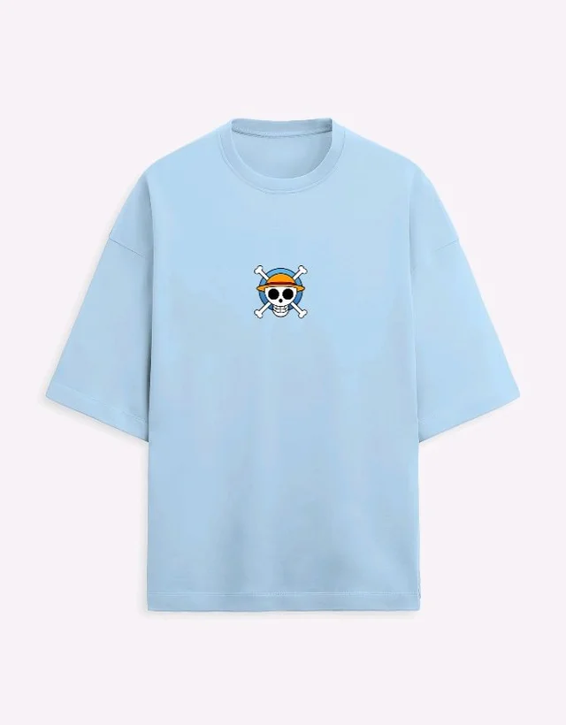 One Piece Oversized T-SHIRT - XS, Light Blue