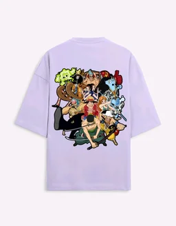 One Piece Oversized T-SHIRT - S, Lavender