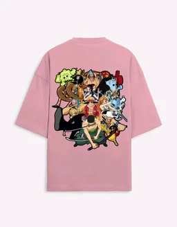 One Piece Oversized T-SHIRT - L, Flemingo