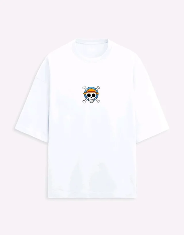 One Piece Oversized T-SHIRT - XL, White