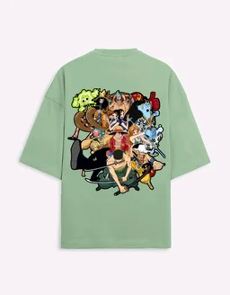 One Piece Oversized T-SHIRT - XXL, Jade