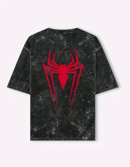 Spider-Man Acid Washed Oversized T-shirt - XXL