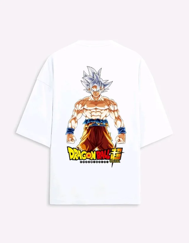 Goku Ultra Instinct Oversized Tee - XS, White