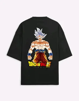 Goku Ultra Instinct Oversized Tee - XL, Black