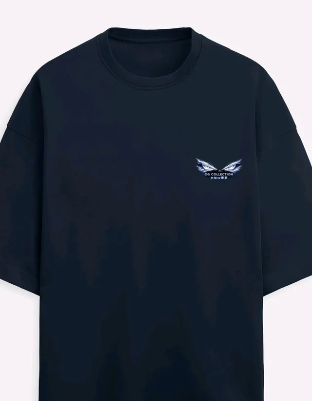 Goku Ultra Instinct Oversized Tee - XXXL, Navy Blue