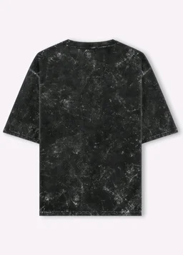 Saturo Gojo Acid Wash Oversized T-shirt - S