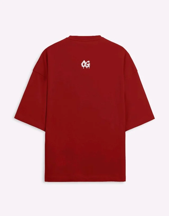 OG Hype 3D Puff Print Tee - XS, Red