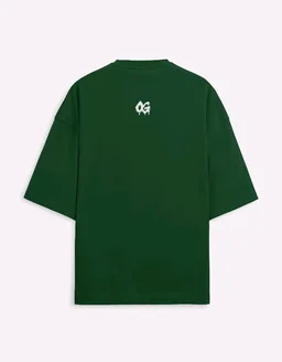 OG Hype 3D Puff Print Tee - XS, Bottle Green