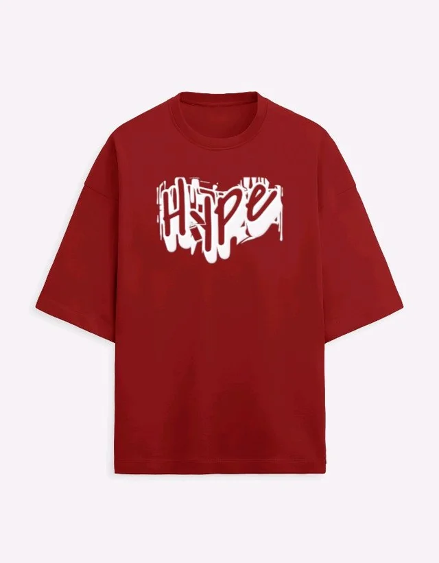OG Hype 3D Puff Print Tee - L, Red