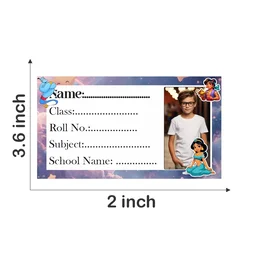 Ayodhara Personalized Photo Name Sticker - Pack of 60