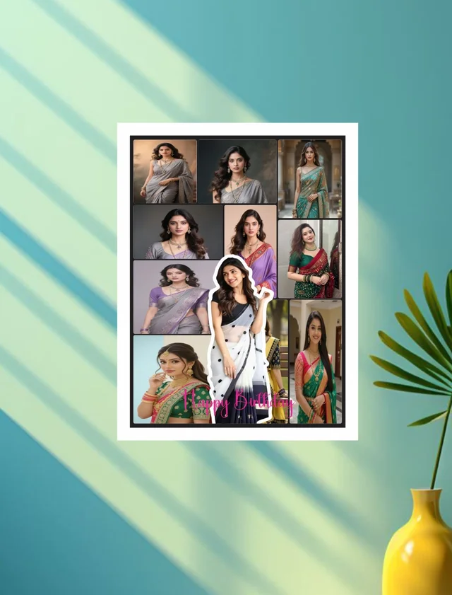 Happy Birthday Customized Frame Photo