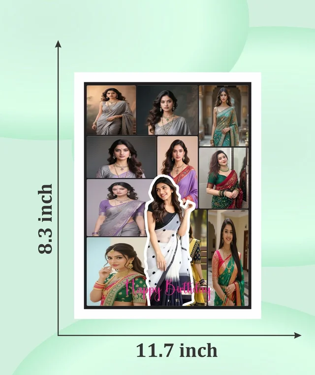 Avail Happy Birthday Customized Frame Photo