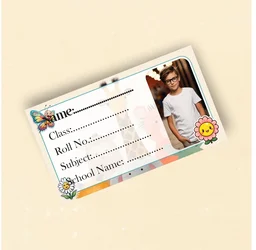 Ayodhara Personalized Photo Name Sticker for kids - Pack of 60