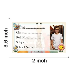 Ayodhara Personalized Photo Name Sticker for kids - Pack of 60