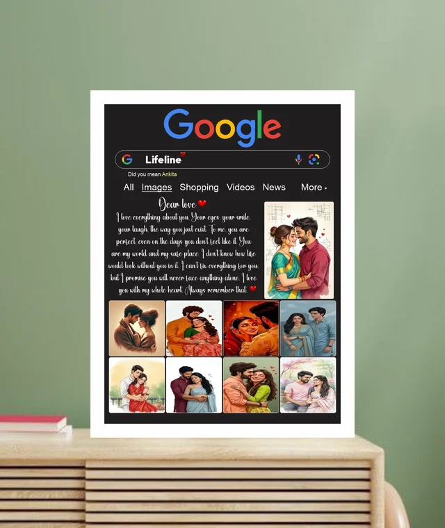 Customized Photo Frame for Wife and Husband Gifts