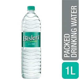 Bisleri Packaged Drinking Water - With Added Minerals, 1 L Bottle