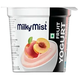 Milky Mist Fruit Yoghurt - Peach, 100 g