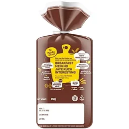 Britannia Whole Wheat Bread, 400 g Pouch
